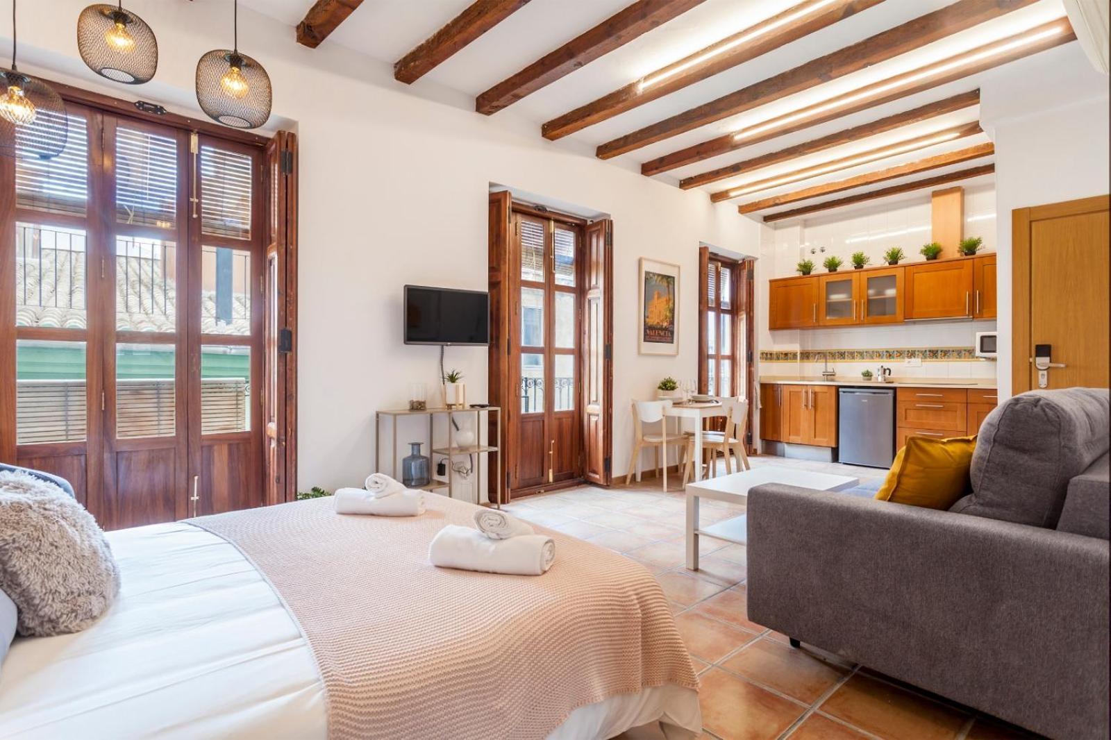 Sunny Modern Flat By Mercado Central Valensiya Dış mekan fotoğraf